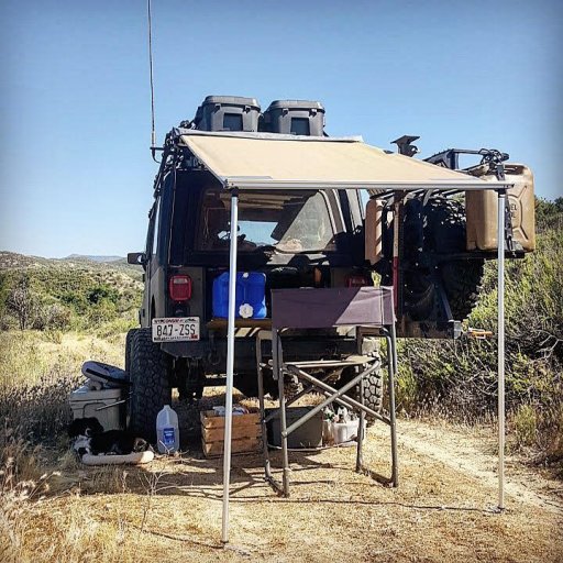 Jade camping set-up off grid in Mtns of CA.jpg