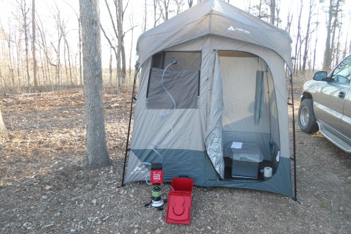 Ozark trail 2 sales room shower tent