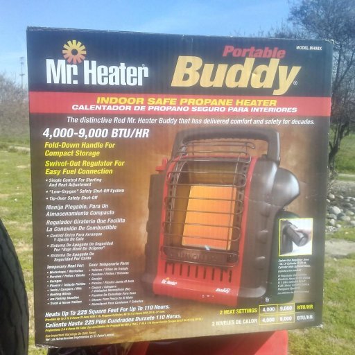 Mr Buddy Heater Yes/No  OVERLAND BOUND COMMUNITY