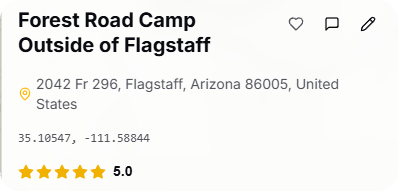 Benton Dispersed 1 - Owens Gorge Rd, 5.0 from 7 reviews